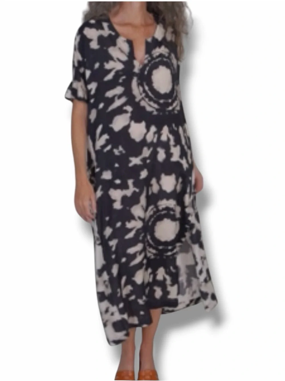 Alembika Breezy Maxi Dress Tribal Lagenlook NWT Size 12/14